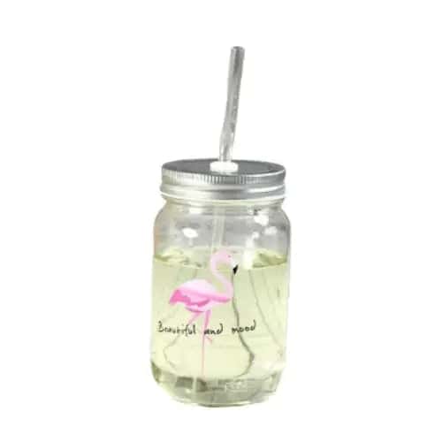 Mason Jars Flamingo