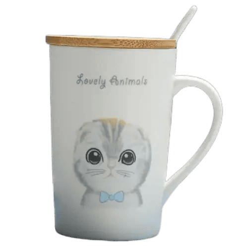 Cat Mug Gray