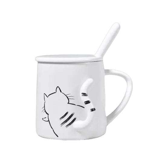 Cat Mug Tail