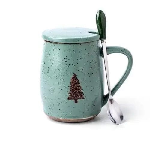 Christmas Mugs Design Pine
