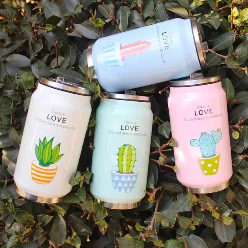 Insulated Mug Cactus Can