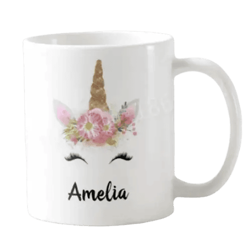 Unicorn Mug Name