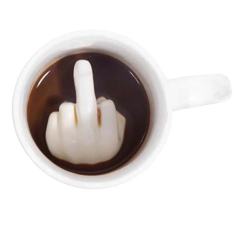 Unique Mugs Middle Finger