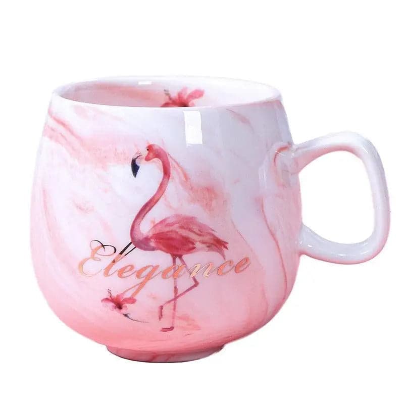 Unique Mugs Pink Flamingo