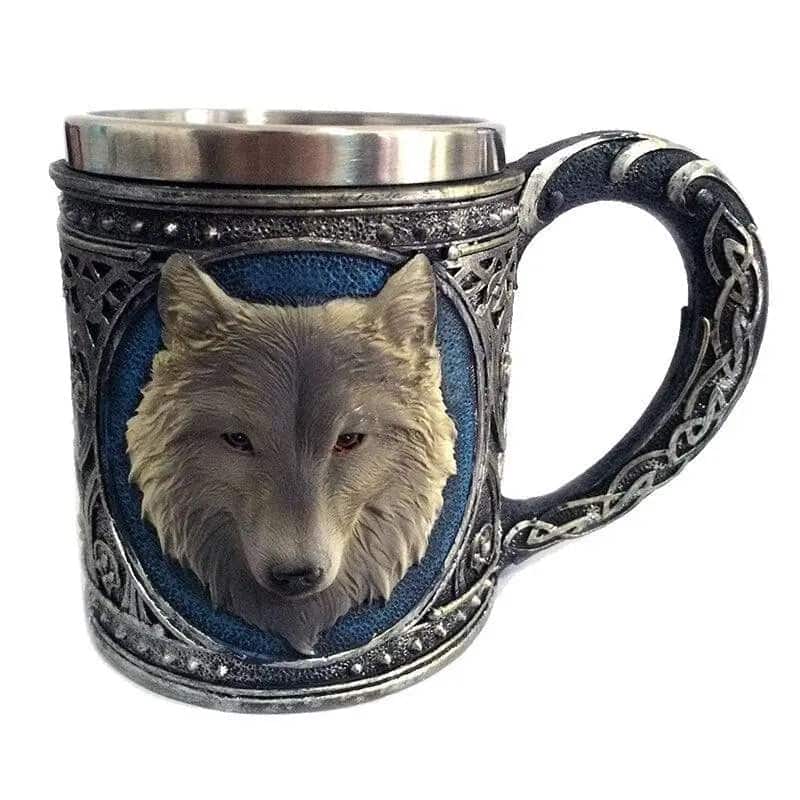 Unique Mugs Medieval Wolf