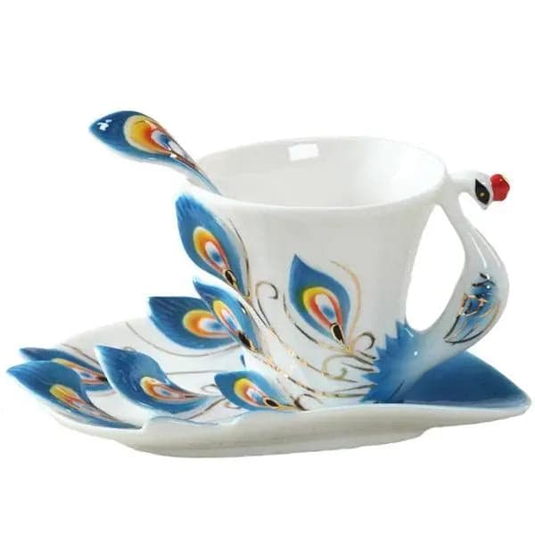 Unique Mugs Peacock