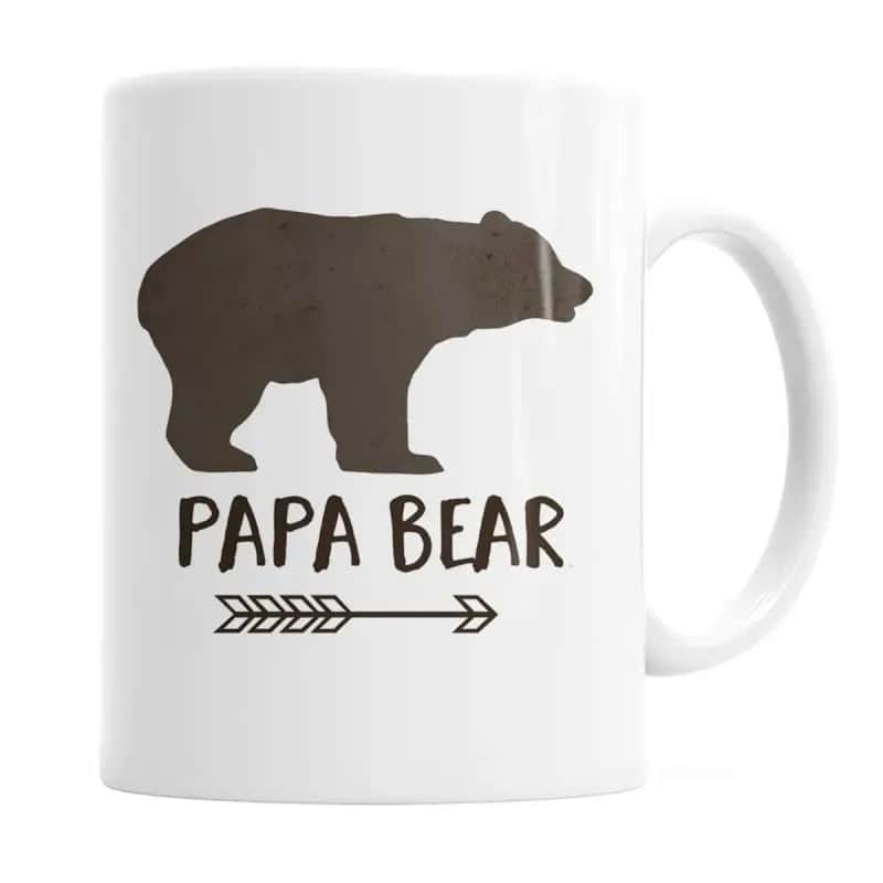 Unique Mugs Papa Bear