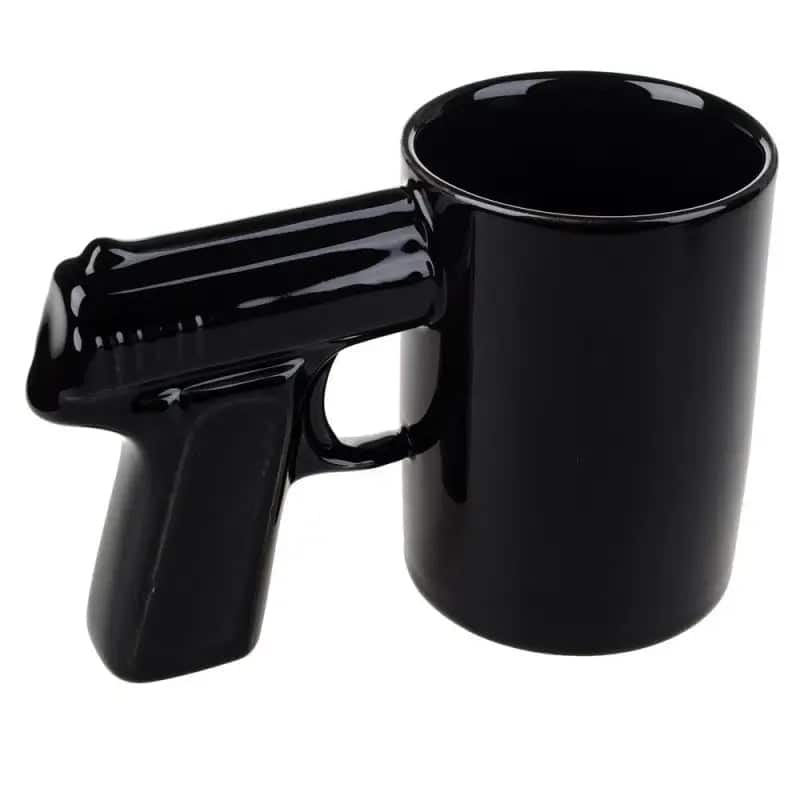 Unique Mugs Gun Handle