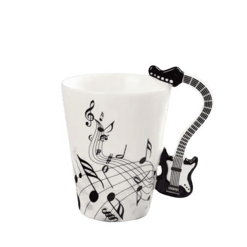 Unique Mugs Electric Guitar Cup