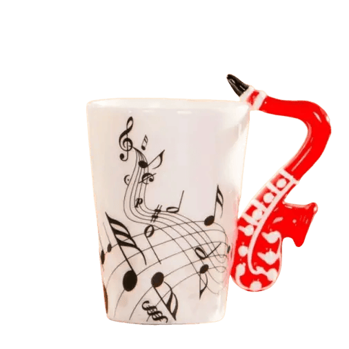 Unique Mugs Saxophone Cup