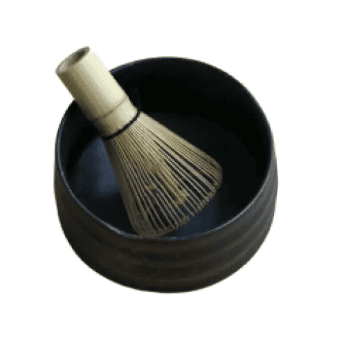 Japanese Tea Cups Black And White