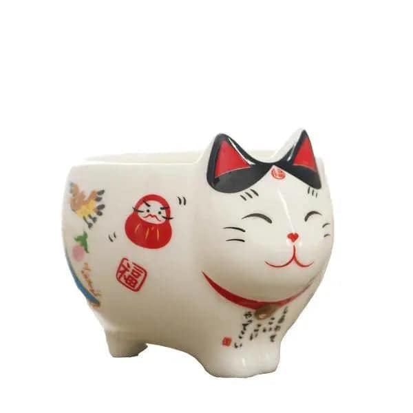 Japanese Tea Cups Cat