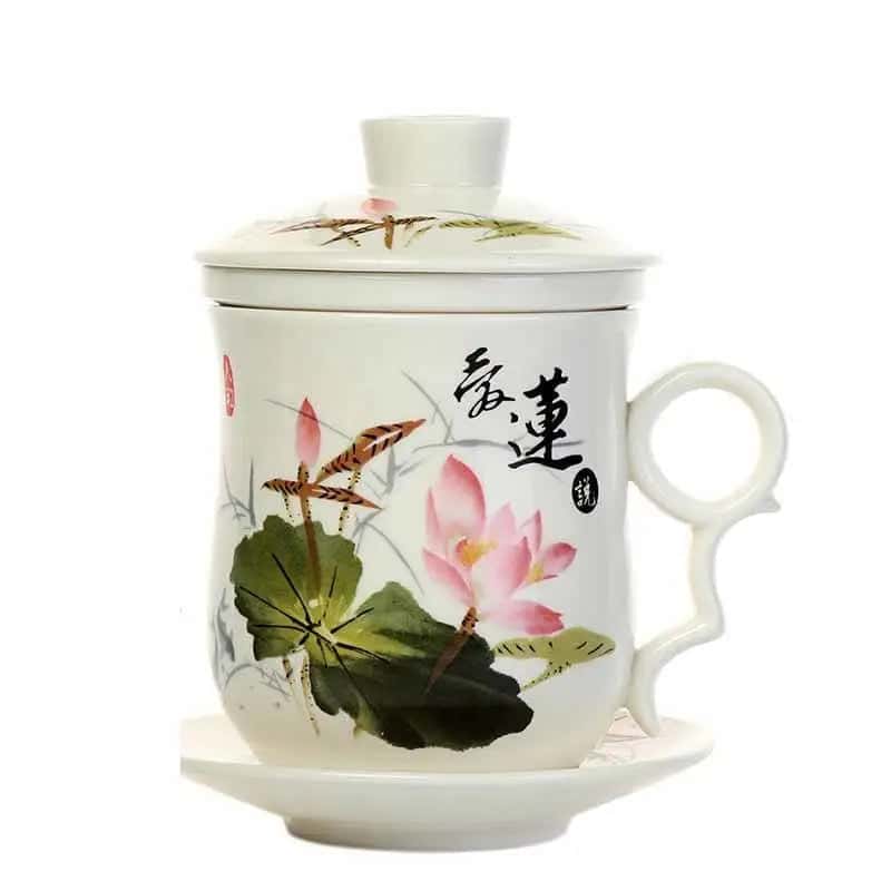Japanese Tea Cups Dragonfly