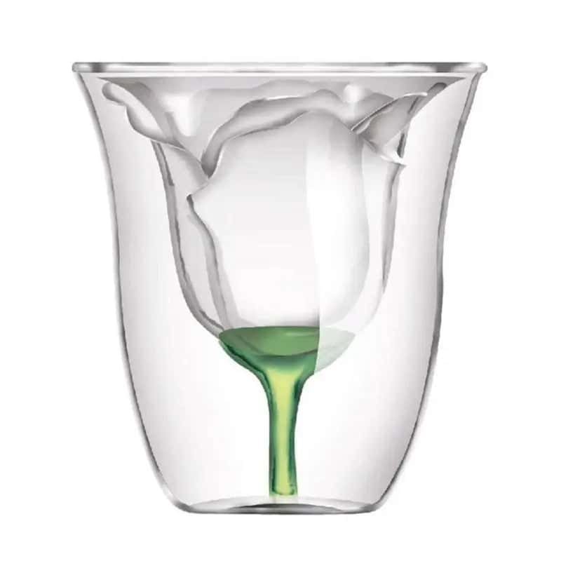 Double-Walled Glass <Br>Flower