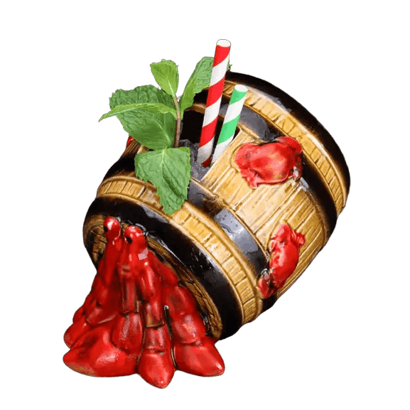 Tiki Glasses Barrel